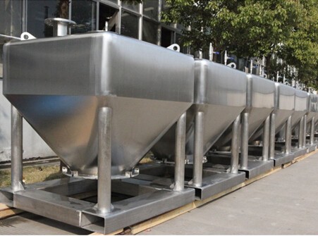 上海非標料倉設計制作廠家追新機械專業制作粉倉粉罐及不銹鋼移動料斗和計量料罐中間儲罐等